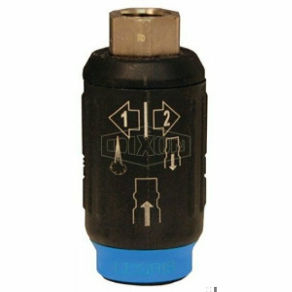 Dixon Legris by  Industrial Automatic Quick Disconnect Safety Coupler, 1/4 in Nominal, Composite, Domestic 9415U0614